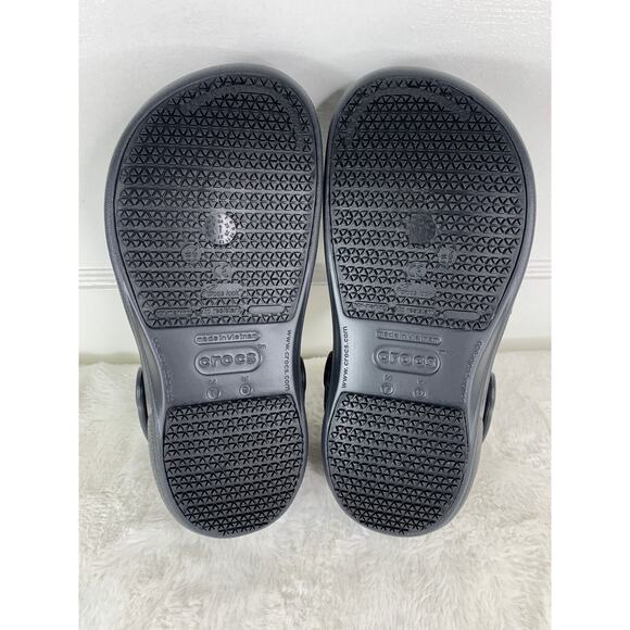Crocs Lock Slip-Resistant Clogs Black Women’s 9 / Men’s 7 NEW - Picture 6 of 7